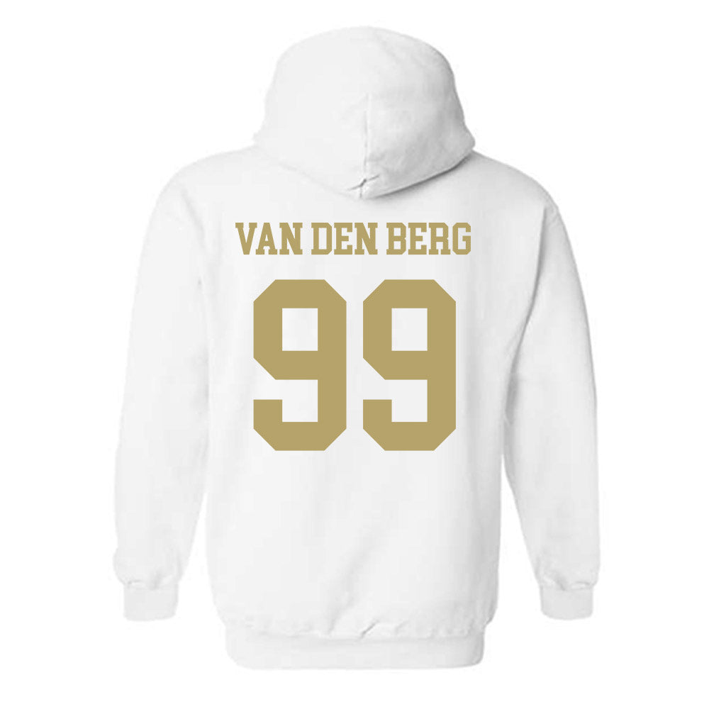 Georgia Tech - NCAA Football : Jordan van den Berg - Classic Shersey Hooded Sweatshirt-1