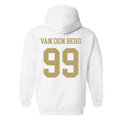 Georgia Tech - NCAA Football : Jordan van den Berg - Classic Shersey Hooded Sweatshirt-1