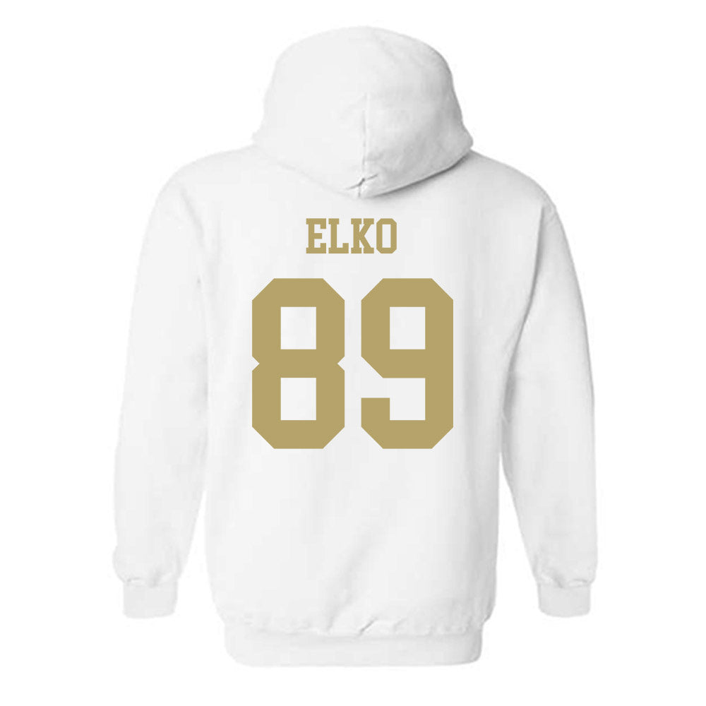 Georgia Tech - NCAA Football : Chris Elko - Classic Shersey Hooded Sweatshirt-1