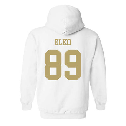 Georgia Tech - NCAA Football : Chris Elko - Classic Shersey Hooded Sweatshirt-1