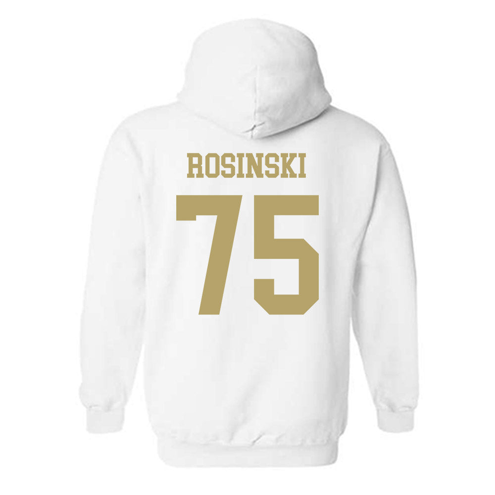 Georgia Tech - NCAA Football : Andrew Rosinski - Classic Shersey Hooded Sweatshirt-1