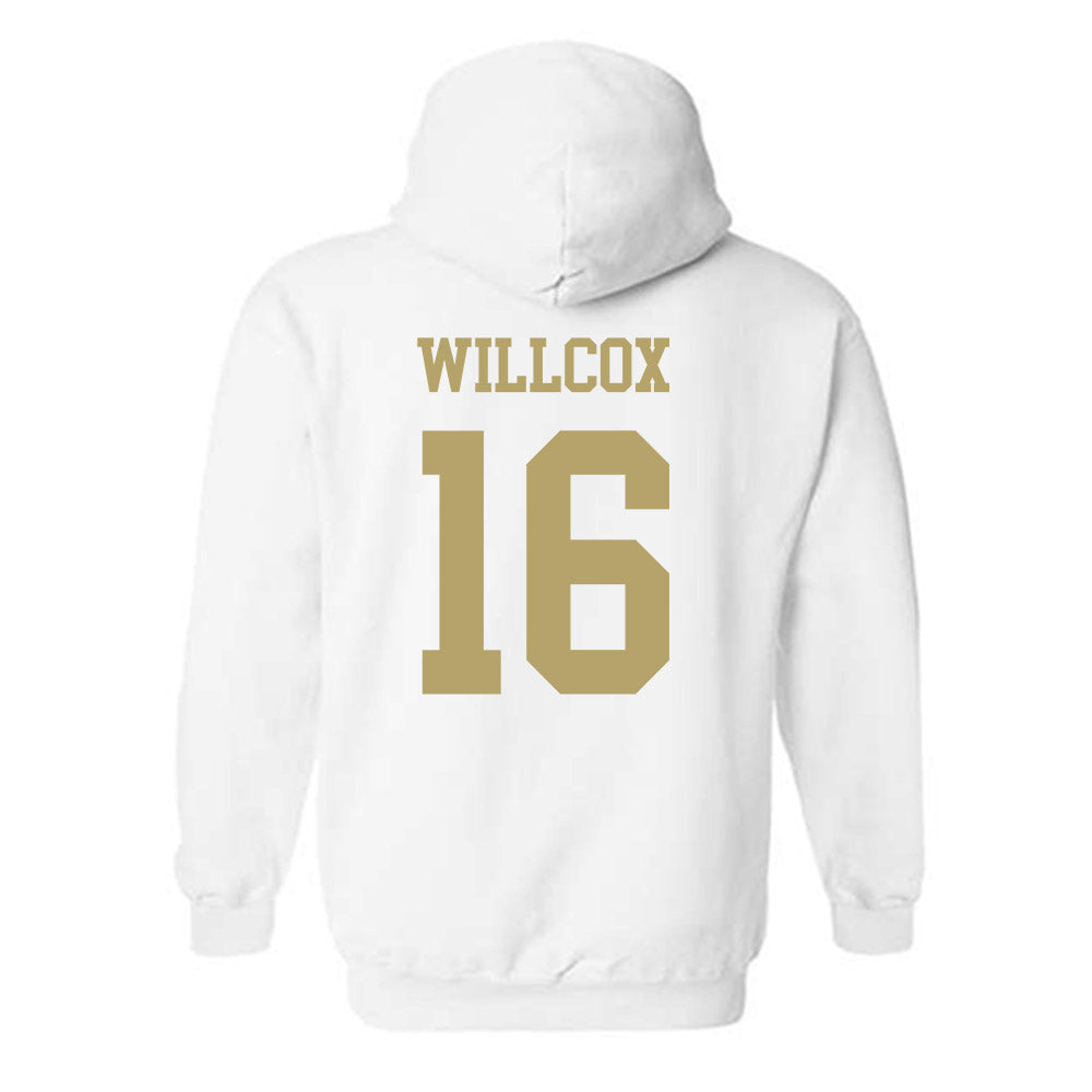 Georgia Tech - NCAA Baseball : Charlie Willcox - Classic Shersey Hooded Sweatshirt-1