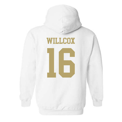 Georgia Tech - NCAA Baseball : Charlie Willcox - Classic Shersey Hooded Sweatshirt-1