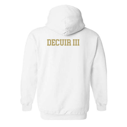 Georgia Tech - NCAA Men's Track & Field : Winston DeCuir III - Classic Shersey Hooded Sweatshirt-1
