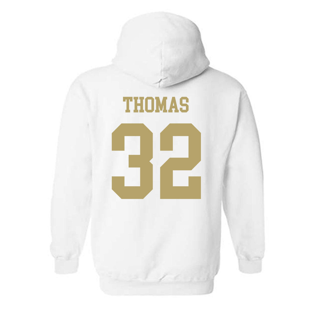 Georgia Tech - NCAA Women's Basketball : D'Asia Thomas - Classic Shersey Hooded Sweatshirt-1