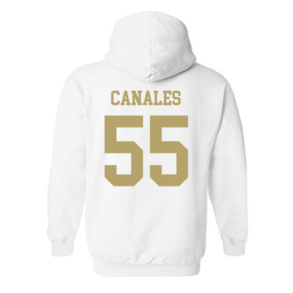 Georgia Tech - NCAA Football : Xavier Canales - Classic Shersey Hooded Sweatshirt-1