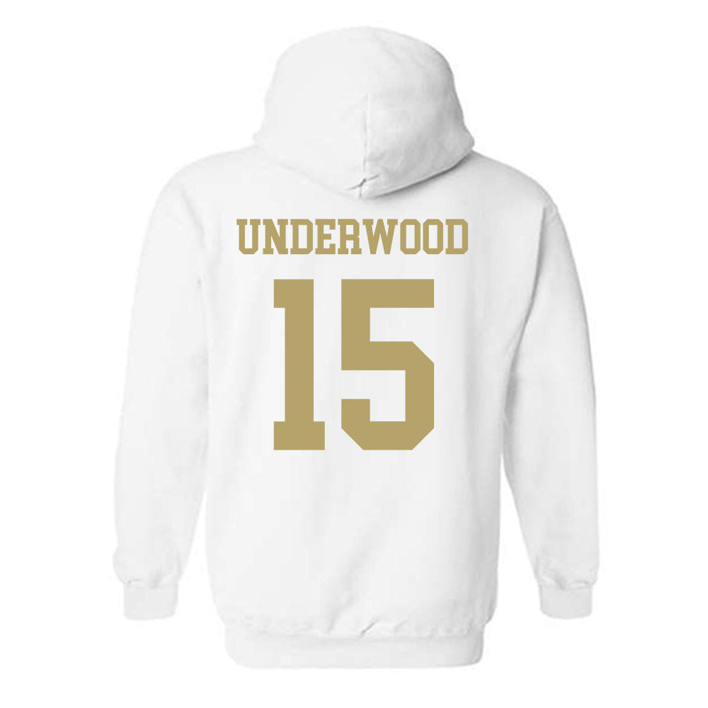 Georgia Tech - NCAA Baseball : Cooper Underwood - Classic Shersey Hooded Sweatshirt-1