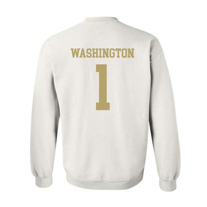 Georgia Tech - NCAA Men's Basketball : Lamar Washington - Classic Shersey Crewneck Sweatshirt-1
