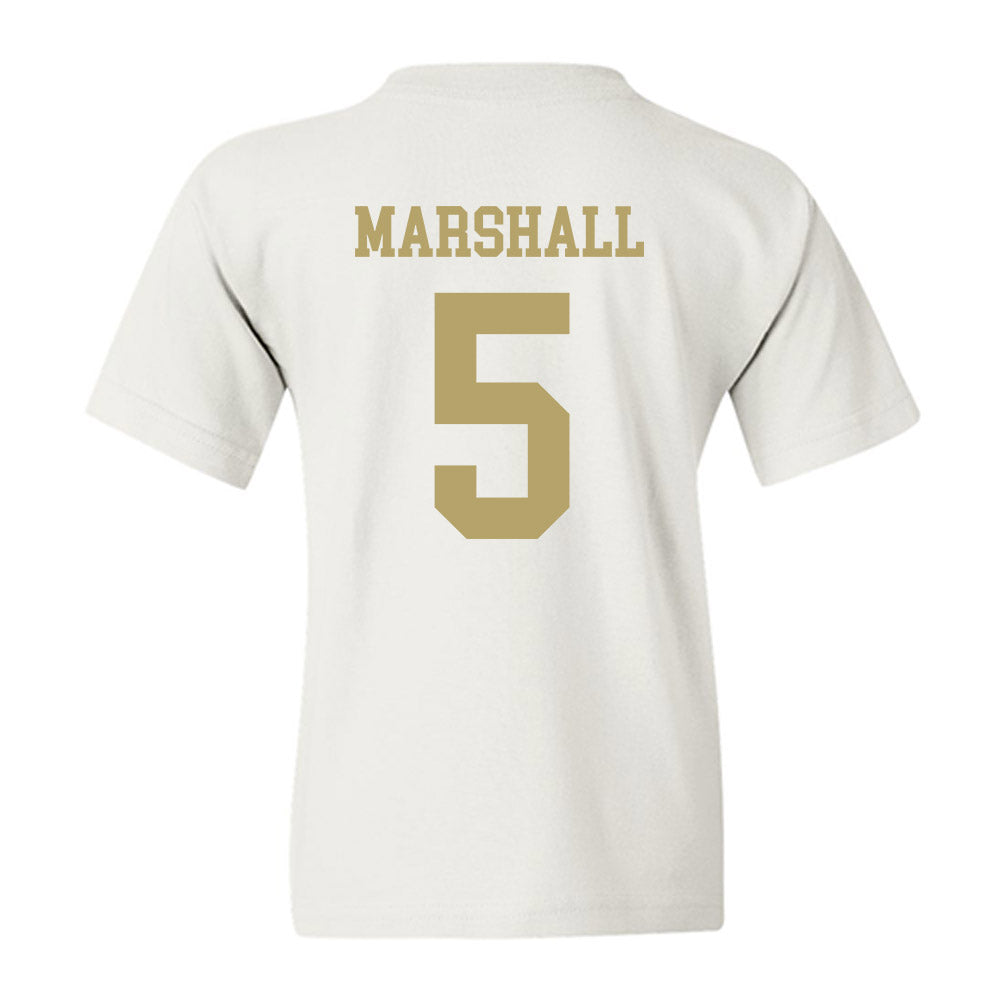Georgia Tech - NCAA Men's Basketball : Peyton Marshall - Classic Shersey Youth T-Shirt-1