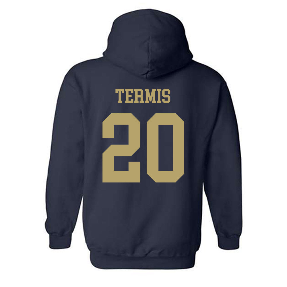 Georgia Tech - NCAA Women's Basketball : Ariadna Termis - Classic Shersey Hooded Sweatshirt-1