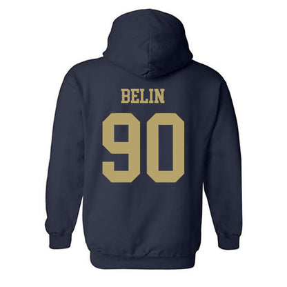 Georgia Tech - NCAA Football : Blake Belin - Classic Shersey Hooded Sweatshirt-1