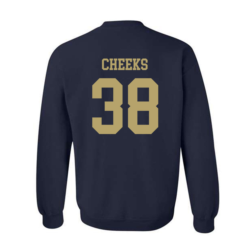Georgia Tech - NCAA Football : A'J Cheeks - Classic Shersey Crewneck Sweatshirt-1
