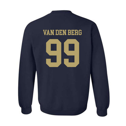 Georgia Tech - NCAA Football : Jordan van den Berg - Classic Shersey Crewneck Sweatshirt-1