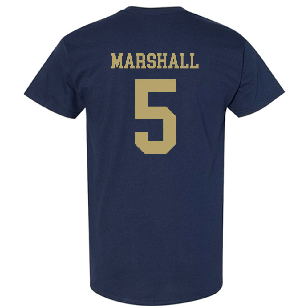 Georgia Tech - NCAA Men's Basketball : Peyton Marshall - Classic Shersey T-Shirt-1