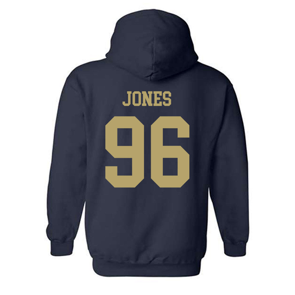 Georgia Tech - NCAA Football : Shymeik Jones - Classic Shersey Hooded Sweatshirt-1