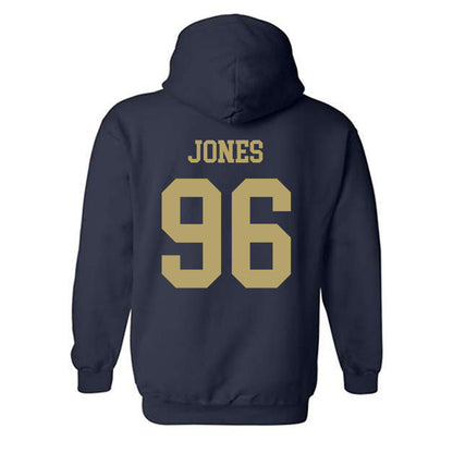 Georgia Tech - NCAA Football : Shymeik Jones - Classic Shersey Hooded Sweatshirt-1