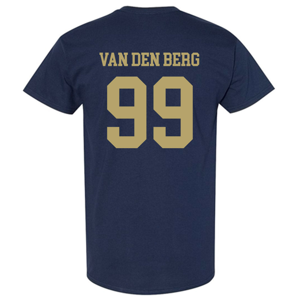 Georgia Tech - NCAA Football : Jordan van den Berg - Classic Shersey T-Shirt-1