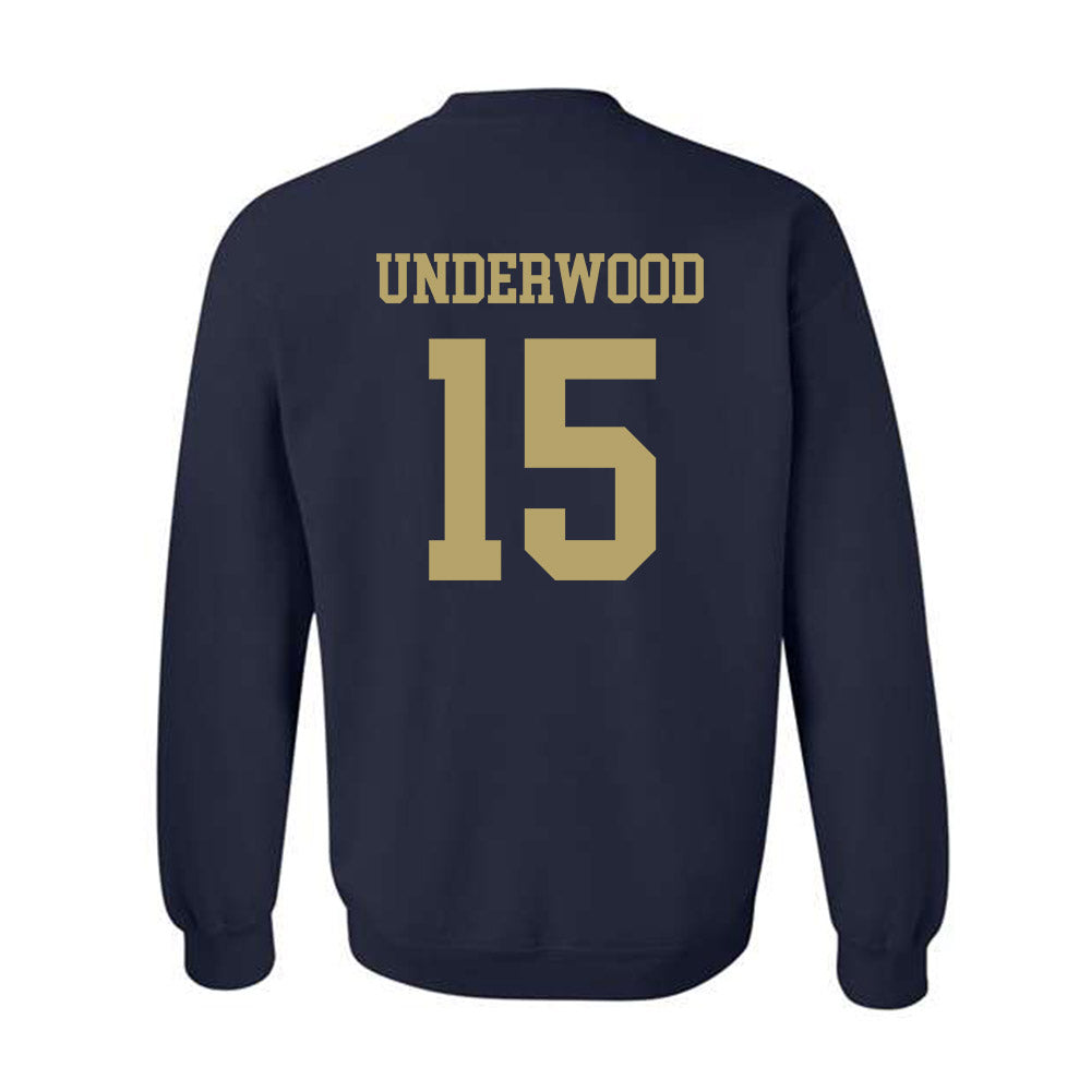 Georgia Tech - NCAA Baseball : Cooper Underwood - Classic Shersey Crewneck Sweatshirt-1