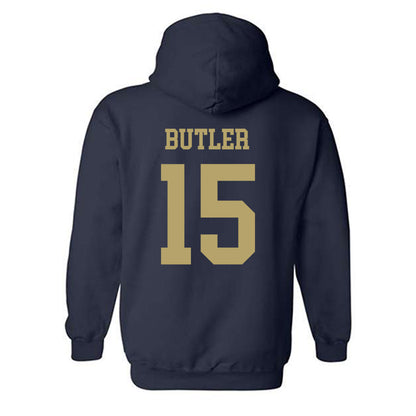 Georgia Tech - NCAA Football : Tah'J Butler - Classic Shersey Hooded Sweatshirt-1