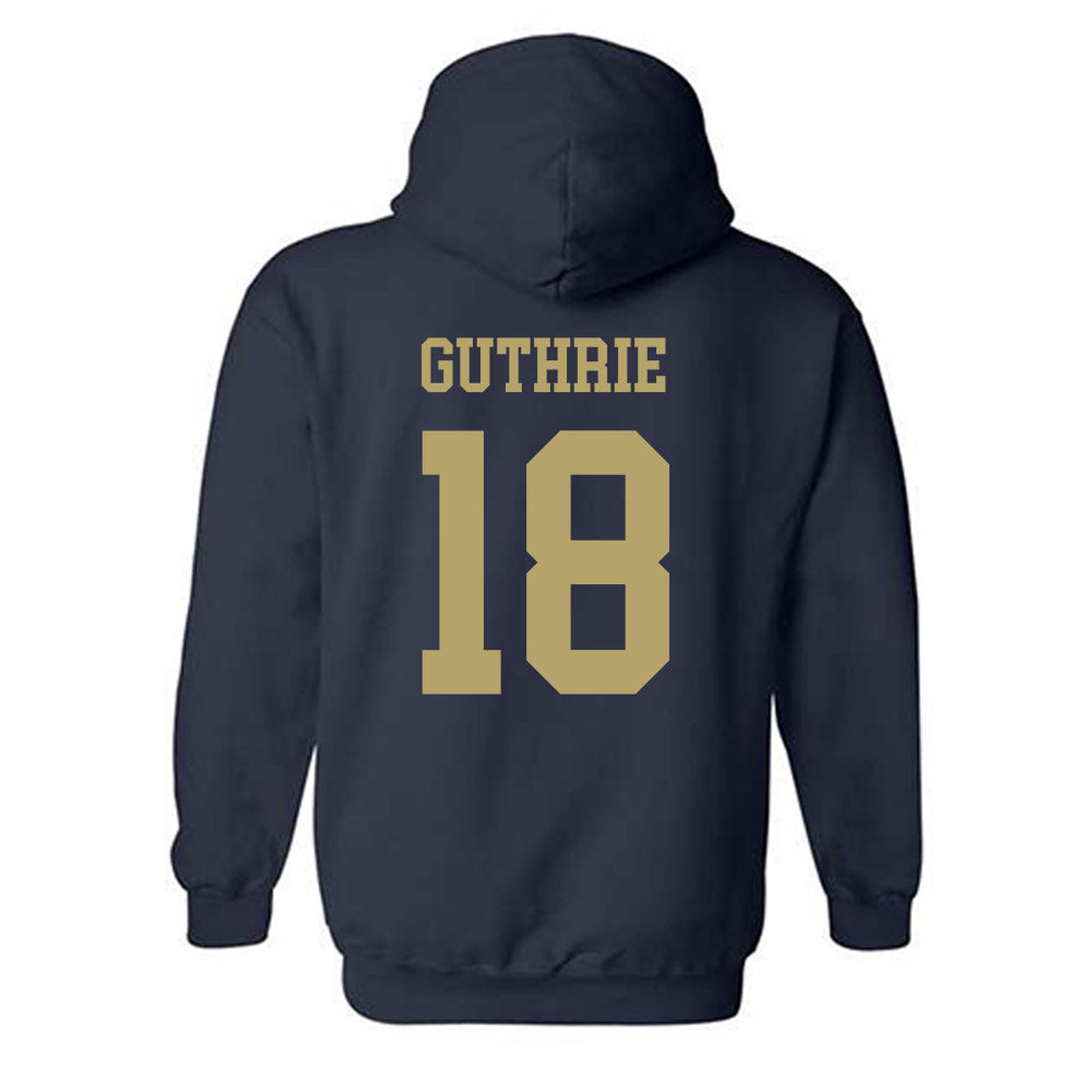 Georgia Tech - NCAA Football : Ben Guthrie - Classic Shersey Hooded Sweatshirt-1