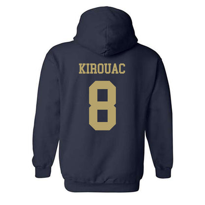 Georgia Tech - NCAA Men's Basketball : Cole Kirouac - Classic Shersey Hooded Sweatshirt-1