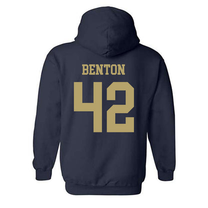 Georgia Tech - NCAA Football : Will Benton - Classic Shersey Hooded Sweatshirt-1