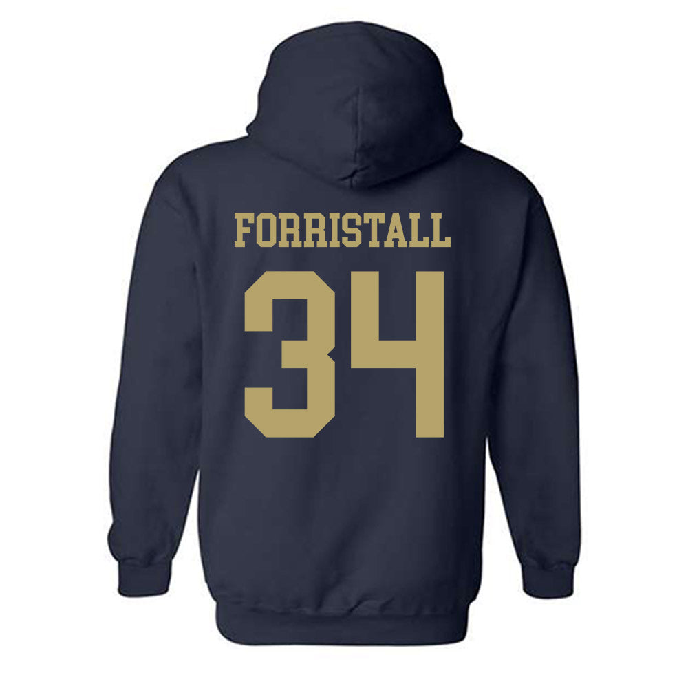Georgia Tech - NCAA Football : Myles Forristall - Classic Shersey Hooded Sweatshirt-1