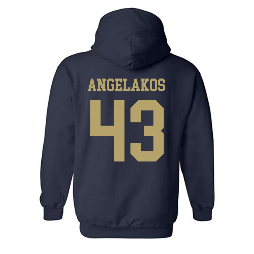 Georgia Tech - NCAA Baseball : Dimitri Angelakos - Classic Shersey Hooded Sweatshirt-1