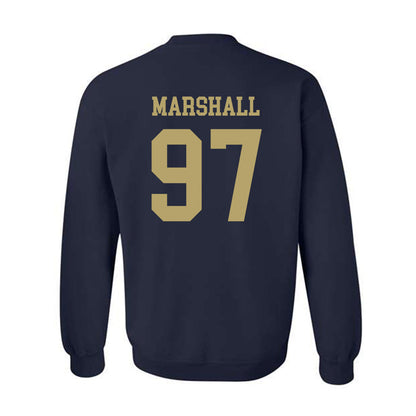 Georgia Tech - NCAA Football : Landen Marshall - Classic Shersey Crewneck Sweatshirt-1