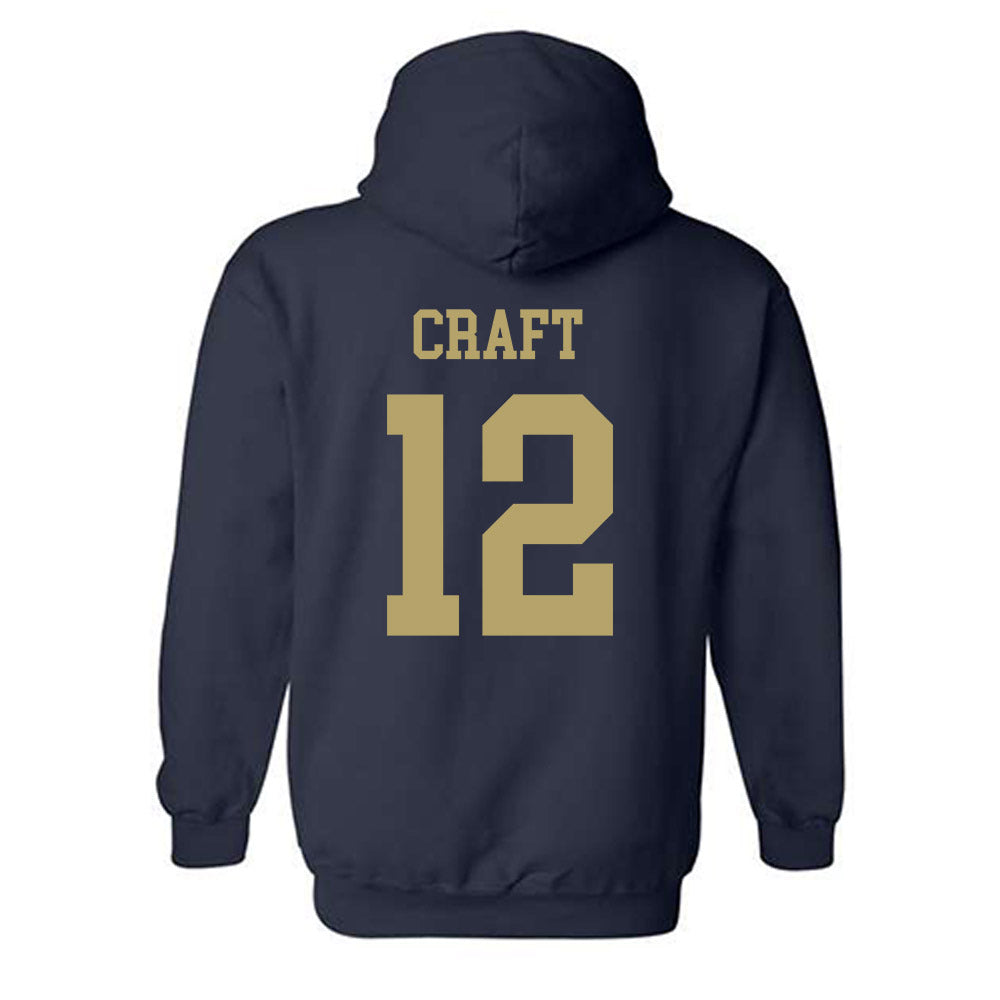 Georgia Tech - NCAA Men's Basketball : Kam Craft - Classic Shersey Hooded Sweatshirt-1