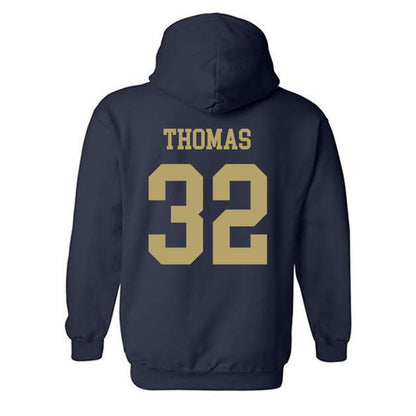 Georgia Tech - NCAA Women's Basketball : D'Asia Thomas - Classic Shersey Hooded Sweatshirt-1