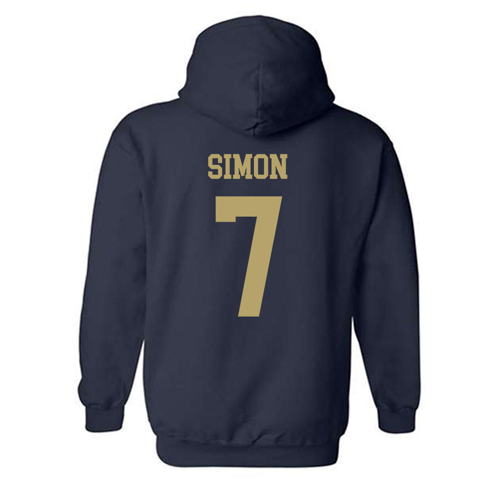 Georgia Tech - NCAA Softball : Emma Simon - Classic Shersey Hooded Sweatshirt-1