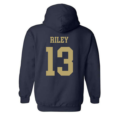 Georgia Tech - NCAA Football : Savion Riley - Classic Shersey Hooded Sweatshirt-1