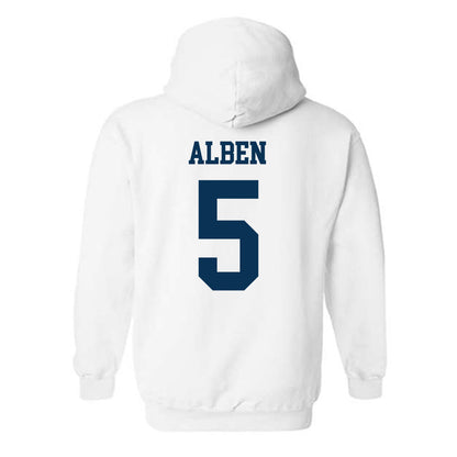 Georgia Tech - NCAA Women's Basketball : Catherine Alben - Classic Shersey Hooded Sweatshirt-1