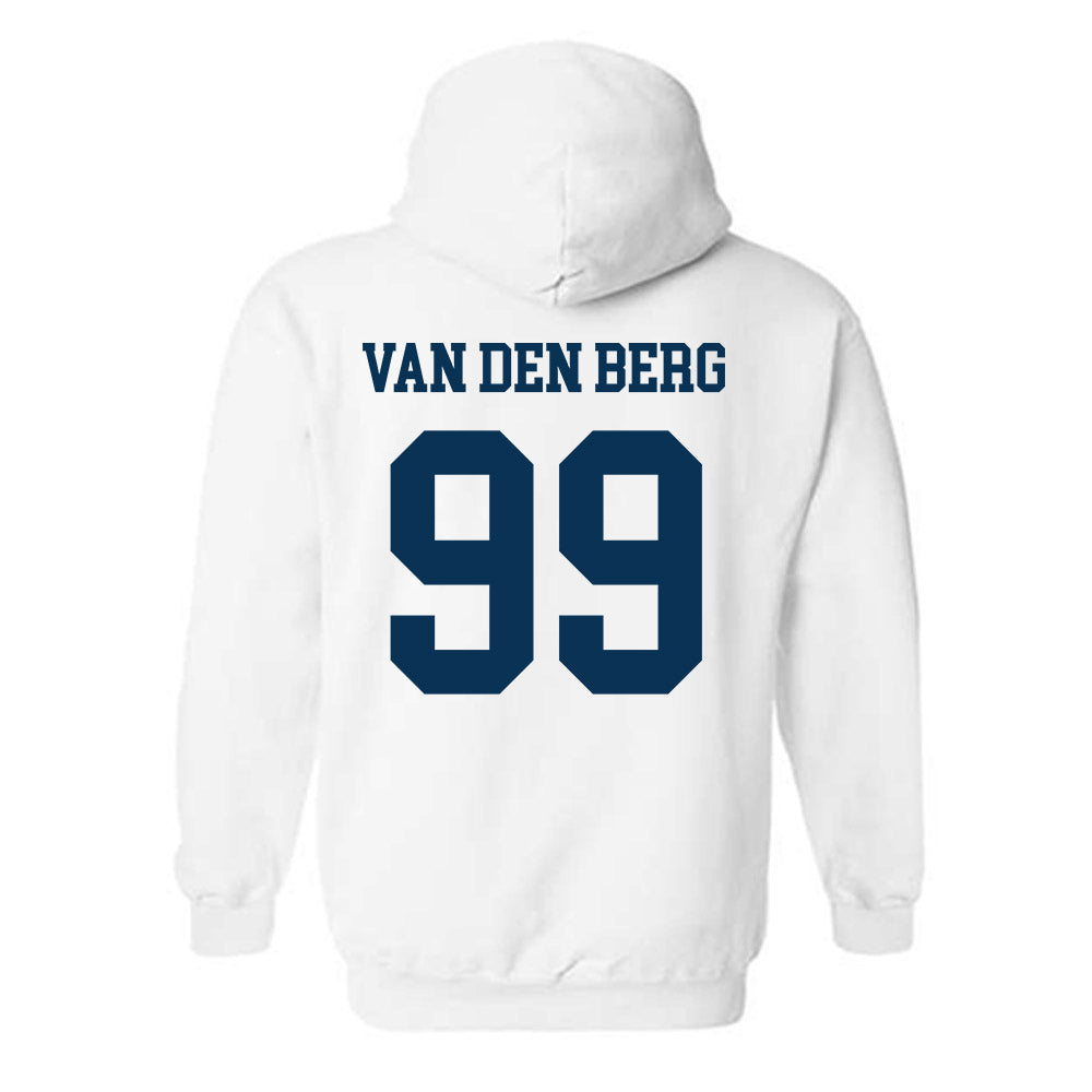 Georgia Tech - NCAA Football : Jordan van den Berg - Classic Shersey Hooded Sweatshirt-1