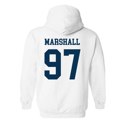 Georgia Tech - NCAA Football : Landen Marshall - Classic Shersey Hooded Sweatshirt-1