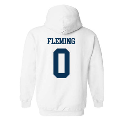 Georgia Tech - NCAA Men's Basketball : Akai Fleming - Classic Shersey Hooded Sweatshirt-1