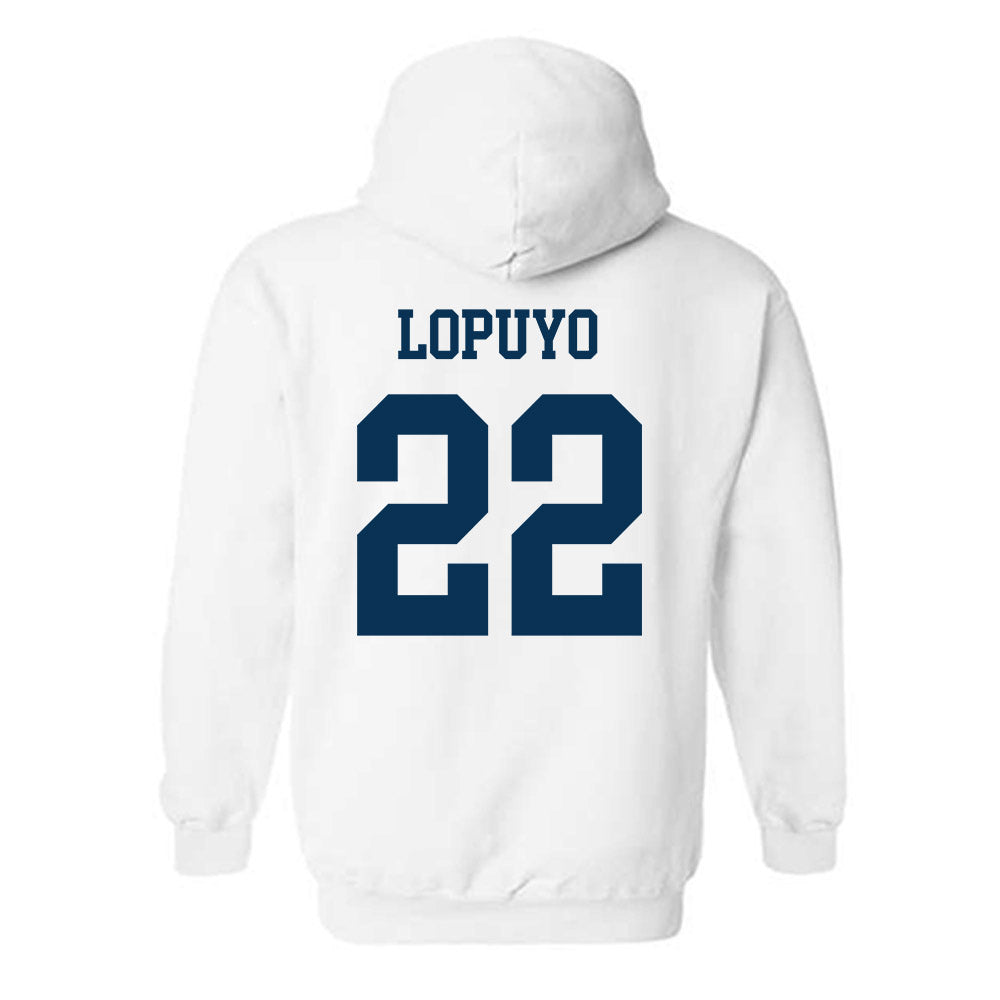 Georgia Tech - NCAA Women's Volleyball : Ital Lopuyo - Classic Shersey Hooded Sweatshirt-1
