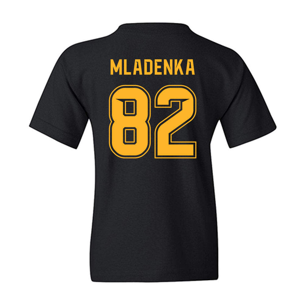Baylor - NCAA Football : Cody Mladenka - Blackout Shersey Youth T-Shirt-1
