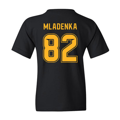 Baylor - NCAA Football : Cody Mladenka - Blackout Shersey Youth T-Shirt-1