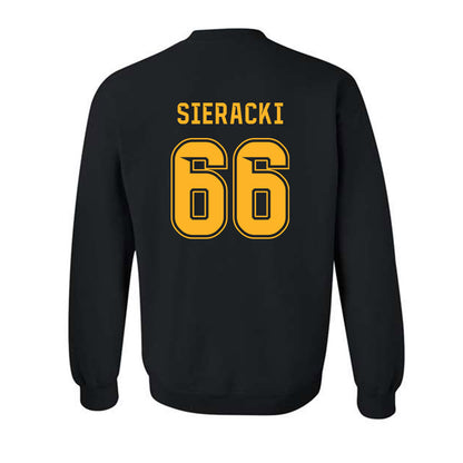 Baylor - NCAA Football : Koltin Sieracki - Blackout Shersey Crewneck Sweatshirt-1