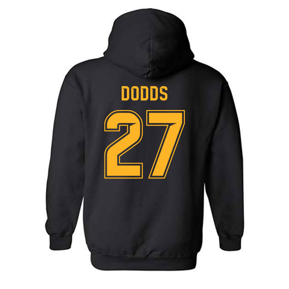 Baylor - NCAA Football : Joseph Dodds - Blackout Shersey Hooded Sweatshirt-1