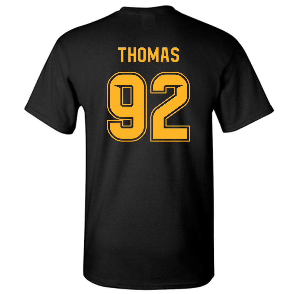 Baylor - NCAA Football : Trent Thomas - Blackout Shersey T-Shirt-1