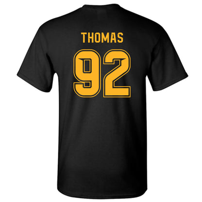 Baylor - NCAA Football : Trent Thomas - Blackout Shersey T-Shirt-1