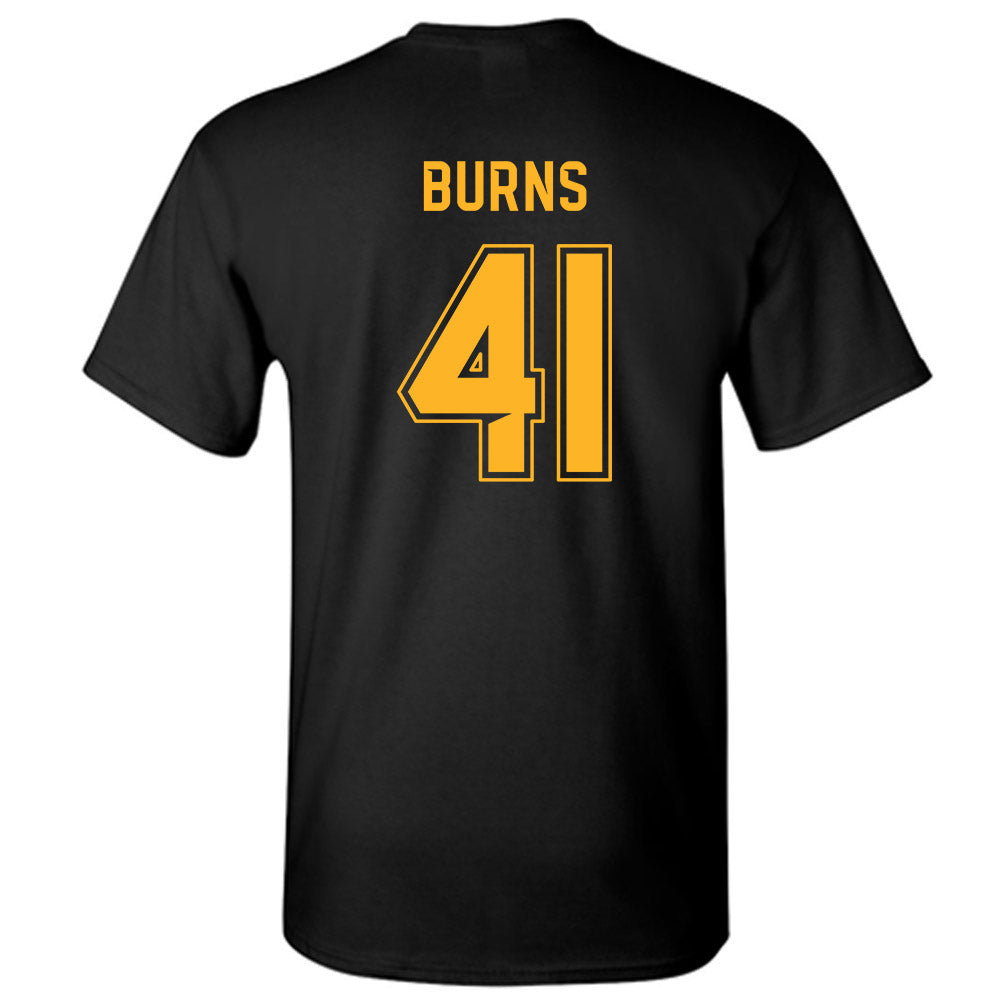 Baylor - NCAA Football : Kaleb Burns - Blackout Shersey T-Shirt-1