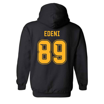 Baylor - NCAA Football : Daniel Edeni - Blackout Shersey Hooded Sweatshirt-1