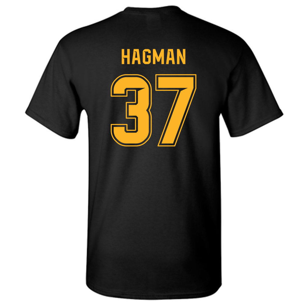 Baylor - NCAA Football : Joseph Hagman - Blackout Shersey T-Shirt-1
