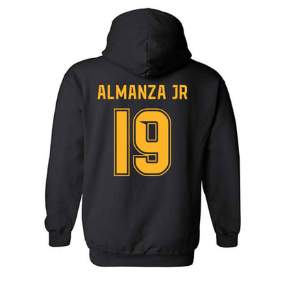 Baylor - NCAA Football : Leo Almanza Jr - Blackout Shersey Hooded Sweatshirt-1