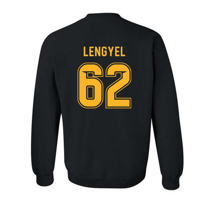 Baylor - NCAA Football : Ryan Lengyel - Blackout Shersey Crewneck Sweatshirt-1