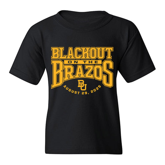 Baylor - NCAA Football : Isaiah Robinson - Blackout Shersey Youth T-Shirt-0
